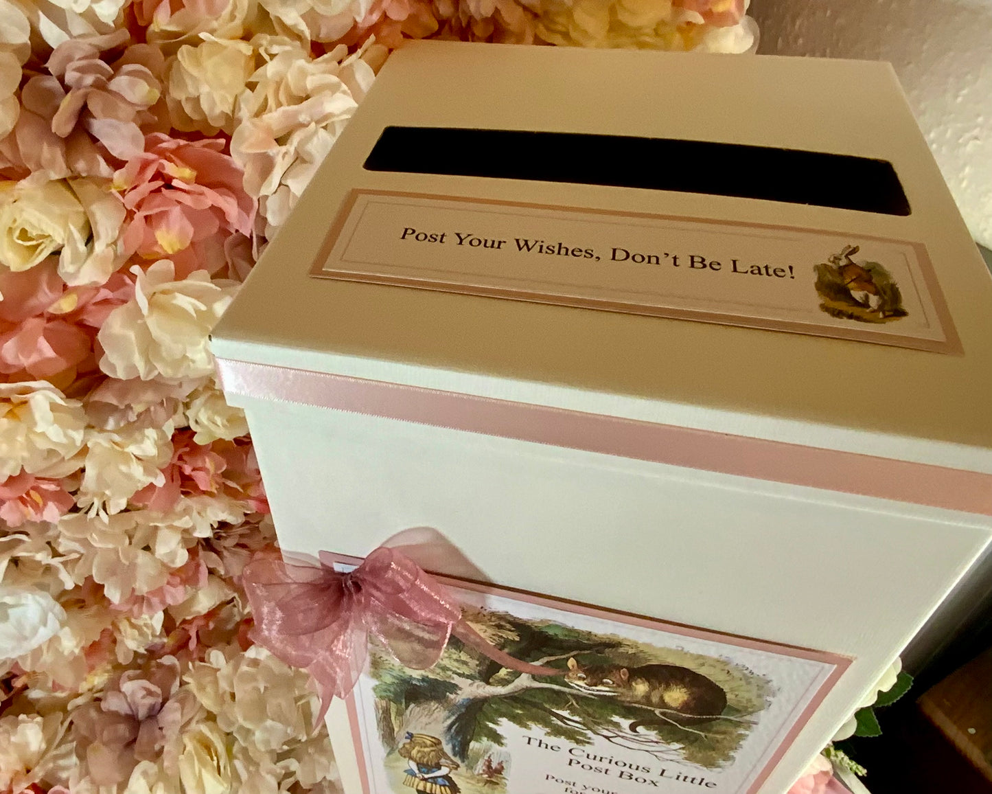 Alice in Wonderland Wedding Postbox