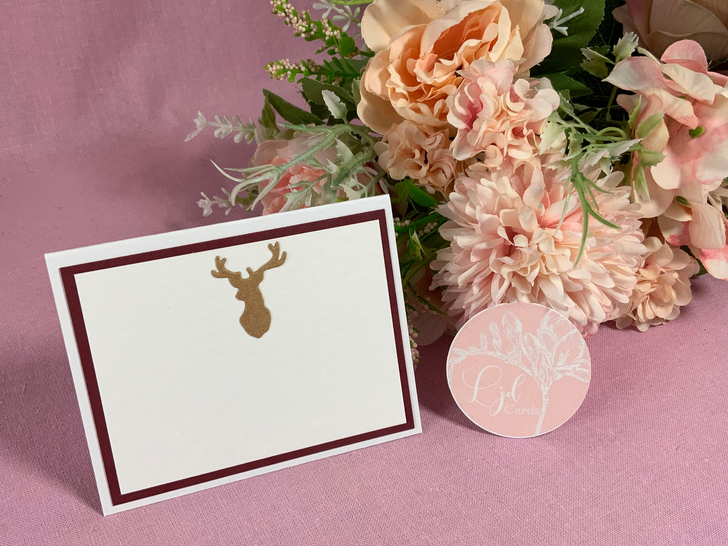 Woodland Stag Wedding Guest Place cards - available blank or personalised