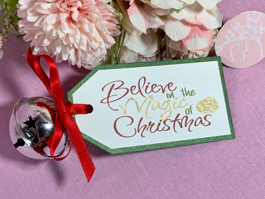 Believe Christmas Bell ~ perfect stocking filler, Christmas Eve box gift