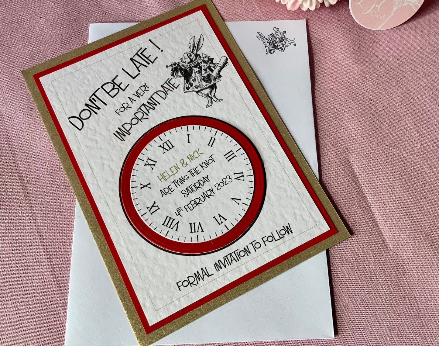 Alice in Wonderland save the date, wedding save the date magnet, mad hatter wedding, , save our date card, save the date cards, wonderland